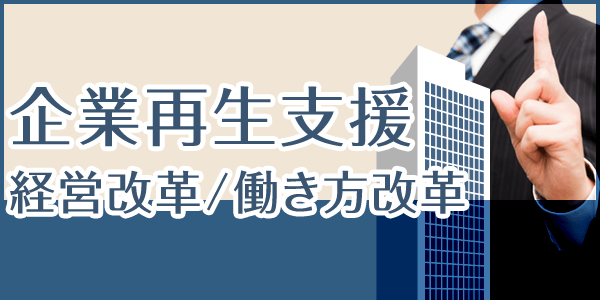 企業再生支援（経営改革/働き方改革）